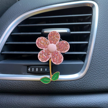 2022 New Flower Car Accessories Girls Air Vent Clip Car Aroma Difuser Flavor Auto Freshener In Car Decoration Interior Χονδρική