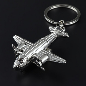 Κλασικό Μεταλλικό Μοντέλο Αεροπλάνου Γούρι Κρεμαστό Μπρελόκ αυτοκινήτου Μπρελόκ για τον καλύτερο φίλο Αξεσουάρ δώρου