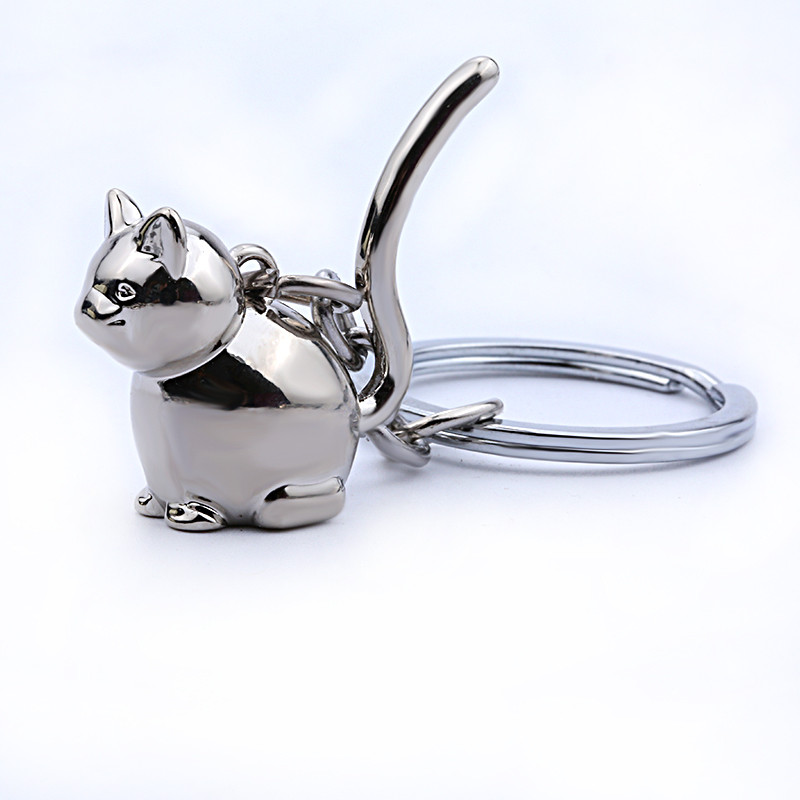 3D Cat Raktų Pakabukas Mielas Moterų Raktų Pakabukas Kačiukas Lucky Cat Raktų Pakabukas Raktų Pakabukas Vyriškas Automobilis Portachiavi Chaveiro Llaveros Bag Charm