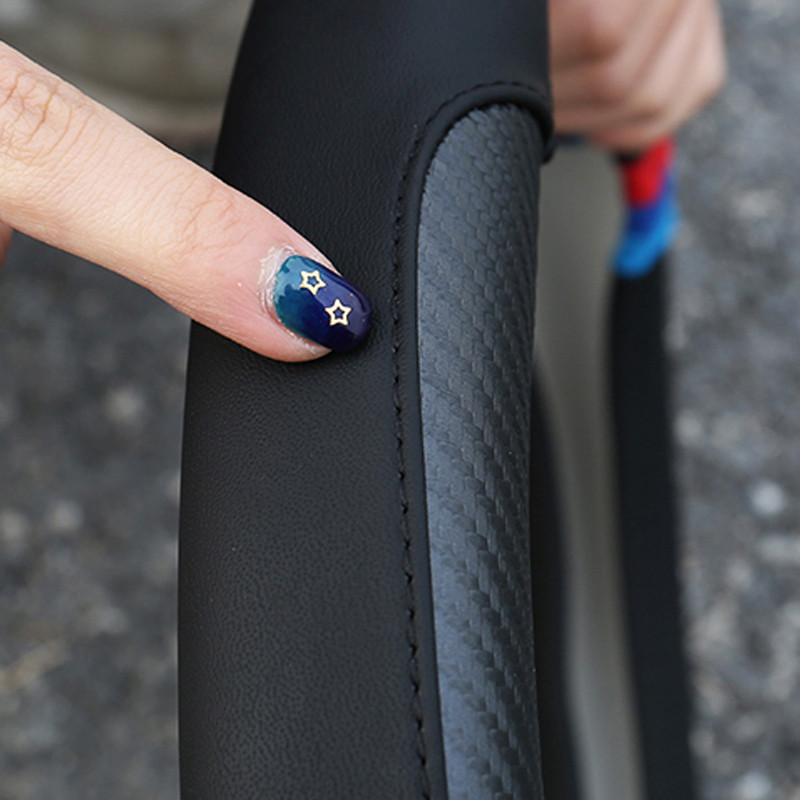 4 boje navlake za volan automobila Wrap Pletenica Funda Volante protiv klizanja za Citroen C5 AIRCROSS 2017 2018 2019 2020 Dodaci za automobile