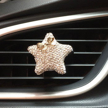 Χριστουγεννιάτικη διακόσμηση αυτοκινήτου Εσωτερικό Bling Star Διακοσμητικά κλιπ αεραγωγού Αρωματικό αυτοκινήτου για αυτόματο αποσμητικό σε αξεσουάρ αυτοκινήτου κορίτσια