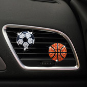 Nogomet Košarka Dodaci za automobile Interijer Auto Decor Clip Otvor za ventilaciju Auto Difuzor Miris Osvježivač zraka Ukrasi za automobile Pokloni Muškarci