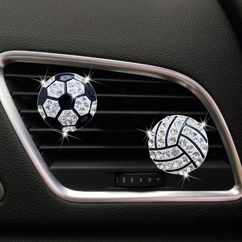 Nogomet Košarka Dodaci za automobile Interijer Auto Decor Clip Otvor za ventilaciju Auto Difuzor Miris Osvježivač zraka Ukrasi za automobile Pokloni Muškarci