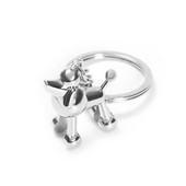 Kūrybingas 3D augintinio pudelio raktų pakabukas mielas raktų pakabukas moterims vyrams Lucky Dog raktų pakabukas raktų laikiklis krepšys Raktų pakabukas papuošalas Dovana