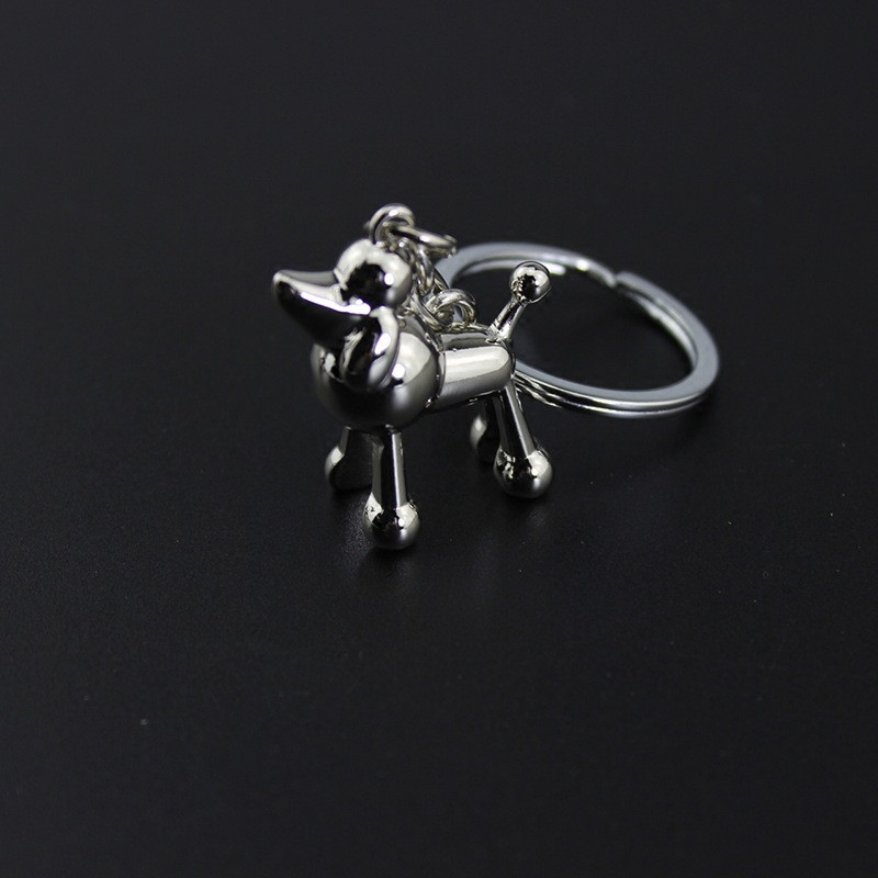 Kūrybingas 3D augintinio pudelio raktų pakabukas mielas raktų pakabukas moterims vyrams Lucky Dog raktų pakabukas raktų laikiklis krepšys Raktų pakabukas papuošalas Dovana