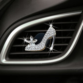 Kristalna visoka peta Dekoracija za automobil Osvježivač zraka za automobil Auto Outlet Stezaljka za parfeme Difuzor mirisa za automobil Bling Dodaci za automobile za djevojčice