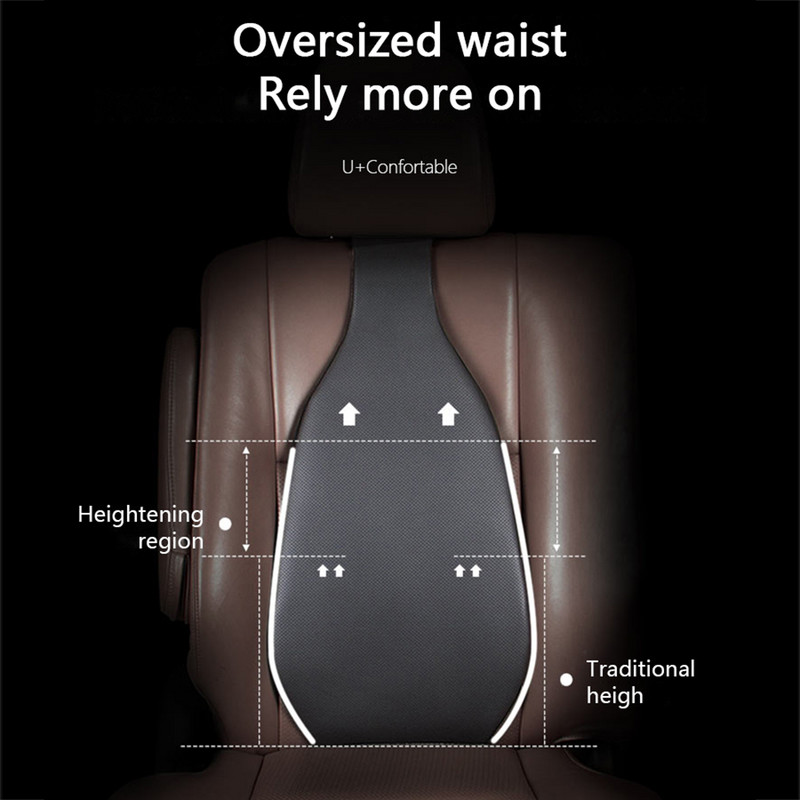 Novi dinamički zračni jastuk za potporu lumbalnog jastuka Pametni jastuk za lumbalnu potporu za automobile Auto univerzalni naslon sjedala Štitnik za naslon struka