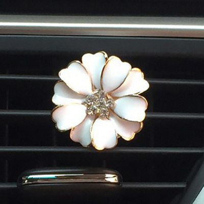 Rhinestone Daisy Flower Okus automobila Aroma Otvor Clip Miris automobila Miris Miris automobila Osvježivač zraka u dekoru interijera automobila za djevojčice