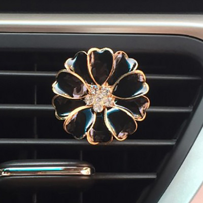 Rhinestone Daisy Flower Okus automobila Aroma Otvor Clip Miris automobila Miris Miris automobila Osvježivač zraka u dekoru interijera automobila za djevojčice