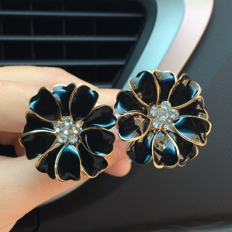 Rhinestone Daisy Flower Okus automobila Aroma Otvor Clip Miris automobila Miris Miris automobila Osvježivač zraka u dekoru interijera automobila za djevojčice