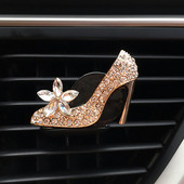 „Crystal High Heel“ automobilio dekoravimo oro gaiviklis „Auto Outlet“ kvepalų gnybtas automobilių kvapų difuzorius „Bling“ automobilių priedai, mergaitės, moterys