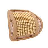 Universalūs automobilio odiniai mediniai karoliukai juosmens atrama tinklelio atrama, kvėpuojanti, patogūs mediniai karoliukai, tinkantys kėdės atramai, 3 spalvos