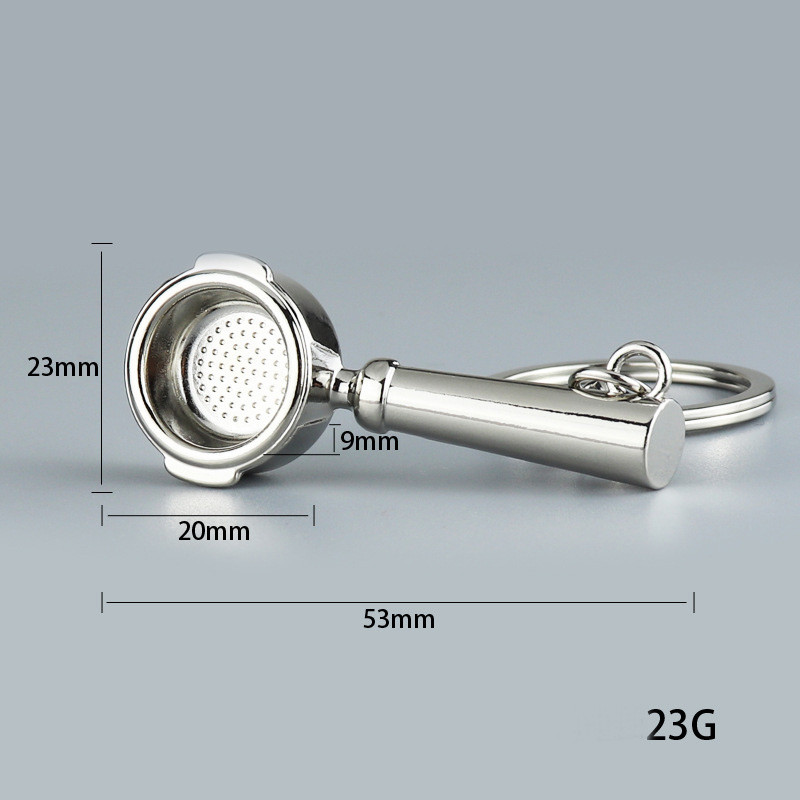 Lydinio kavos portalo filtras Pakabukas mados raktų pakabukas Charm Kavos serija Raktų pakabukas Dekoravimo krepšys Automobilio raktų laikiklis Dovanų pakabinimas Amatai