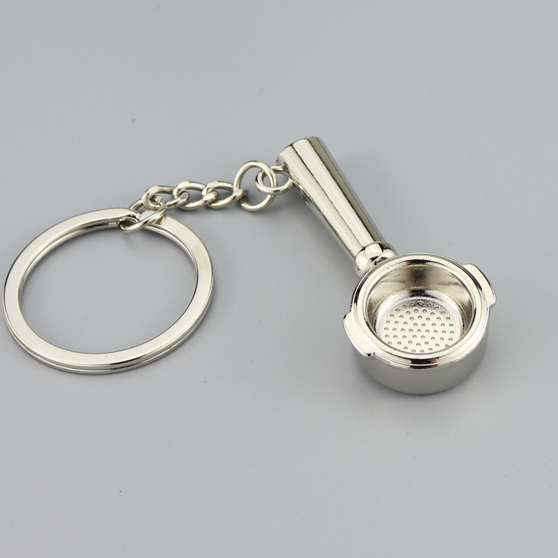 Lydinio kavos portalo filtras Pakabukas mados raktų pakabukas Charm Kavos serija Raktų pakabukas Dekoravimo krepšys Automobilio raktų laikiklis Dovanų pakabinimas Amatai