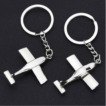 Νέο 1PC 3D New Airplane Keychain Aircraft Model Airplane Μπρελόκ Μπρελόκ Cool Boy Ανδρικά κοσμήματα