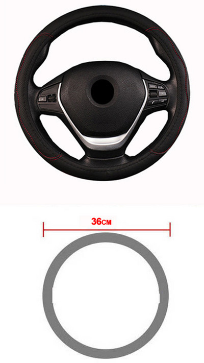 Automobilio vairo dangtis „Volant Braid“ ant vairo, skirtas 36 38 40 42 45 47 50 CM „Funda Volante Car Styling“ auto rankenai