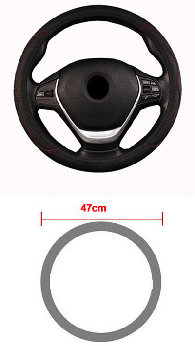 Automobilio vairo dangtis „Volant Braid“ ant vairo, skirtas 36 38 40 42 45 47 50 CM „Funda Volante Car Styling“ auto rankenai