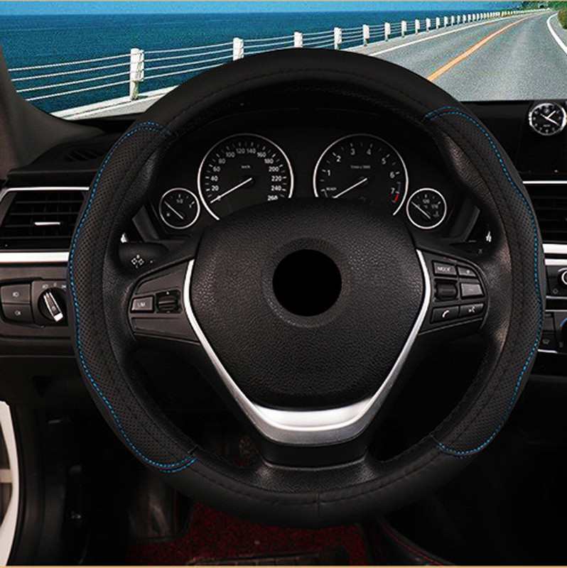 Automobilio vairo dangtis „Volant Braid“ ant vairo, skirtas 36 38 40 42 45 47 50 CM „Funda Volante Car Styling“ auto rankenai