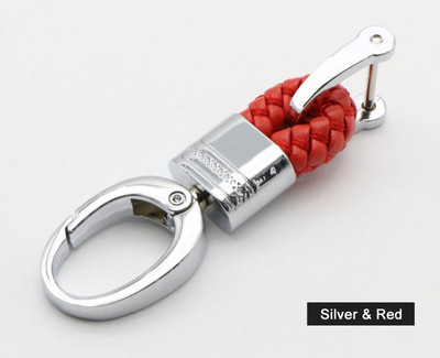 Privjesak za automobile Potkova kopča Lanac za ključeve Ručno tkani držač za ključeve automobila Privjesci za ključeve llavero moto Metalni privjesci za ključeve