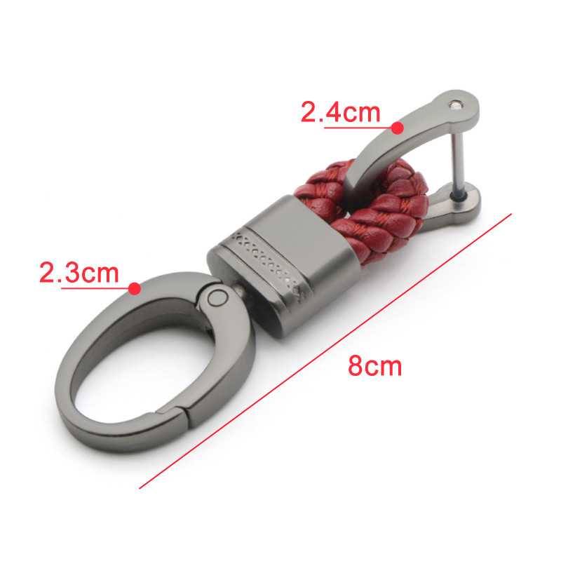 Privjesak za automobile Potkova kopča Lanac za ključeve Ručno tkani držač za ključeve automobila Privjesci za ključeve llavero moto Metalni privjesci za ključeve