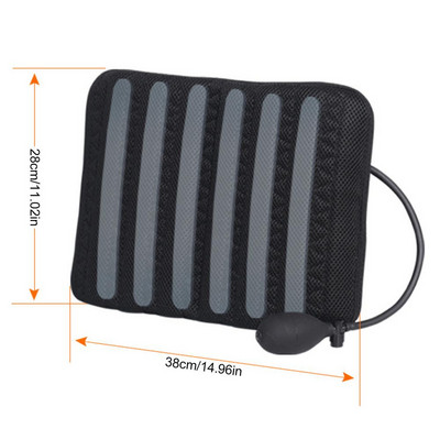 Jastuk za lumbalnu potporu koji se može stisnuti, prijenosni zračni jastuk za unutrašnjost automobila Ultralaki, kompaktni jastuk za sjedalo za muškarce, žene