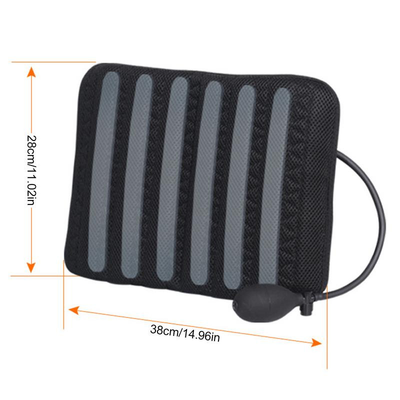 Jastuk za lumbalnu potporu koji se može stisnuti, prijenosni zračni jastuk za unutrašnjost automobila Ultralaki, kompaktni jastuk za sjedalo za muškarce, žene