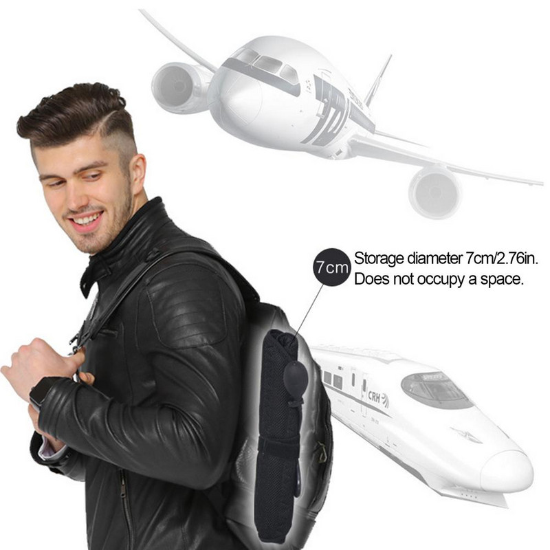 Jastuk za lumbalnu potporu koji se može stisnuti, prijenosni zračni jastuk za unutrašnjost automobila Ultralaki, kompaktni jastuk za sjedalo za muškarce, žene