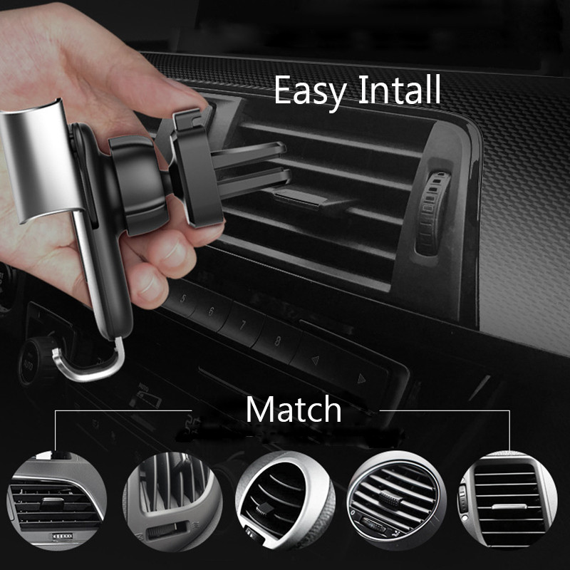 Dodaci za automobil Auto GPS stalak Držač za telefon u automobilu Gravitacijski ventilacijski otvor Mobilna podrška za mobitel Pametni telefon Nosač za automobil