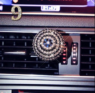Gyémánt Bling Autós Légfrissítő Virág Szellőző Clip Auto Belső Dekor Autóillat Autó Aroma Diffúzor Illat Autós Kiegészítő Lányoknak