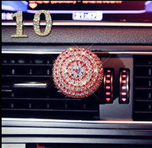 Gyémánt Bling Autós Légfrissítő Virág Szellőző Clip Auto Belső Dekor Autóillat Autó Aroma Diffúzor Illat Autós Kiegészítő Lányoknak