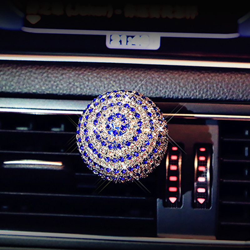Gyémánt Bling Autós Légfrissítő Virág Szellőző Clip Auto Belső Dekor Autóillat Autó Aroma Diffúzor Illat Autós Kiegészítő Lányoknak