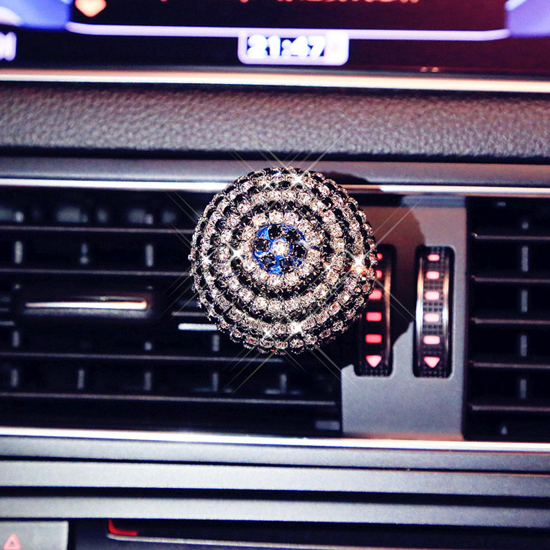 Gyémánt Bling Autós Légfrissítő Virág Szellőző Clip Auto Belső Dekor Autóillat Autó Aroma Diffúzor Illat Autós Kiegészítő Lányoknak