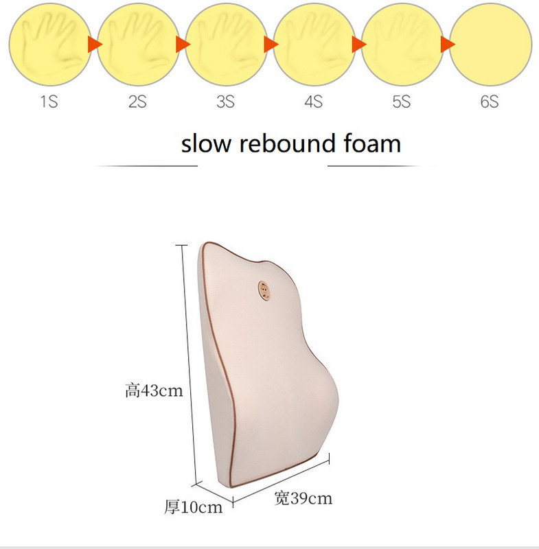 Juosmens automobilio pagalvėlė nugaros pagalvė Juosmens atrama apatinės nugaros dalies skausmui malšinti Patogi ortopedinė pagalvė Automobilių priedai salonas