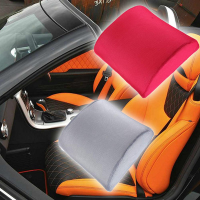 Atminties putplasčio juosmens nugaros atramos pagalvė, skirta namų automobilinės sėdynės pilka juosmens atramos pagalvėlė automobilio priedams