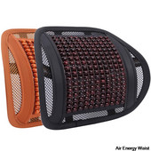 Univerzalni automobilski jastuk za lumbalnu potporu, ljetni prozračni jastuk za masažu s loptom za sjedalo, prikladan za auto, uredske dodatke za kućnu stolicu