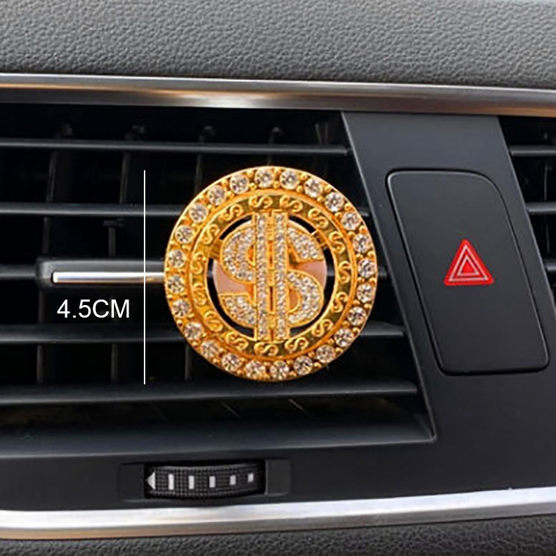 Novčići Ukras automobila Unutrašnjost Difuzor mirisa automobila Osvježivač zraka U otvoru za ventilaciju Stezaljka Kreativni dodaci za automobile Pokloni