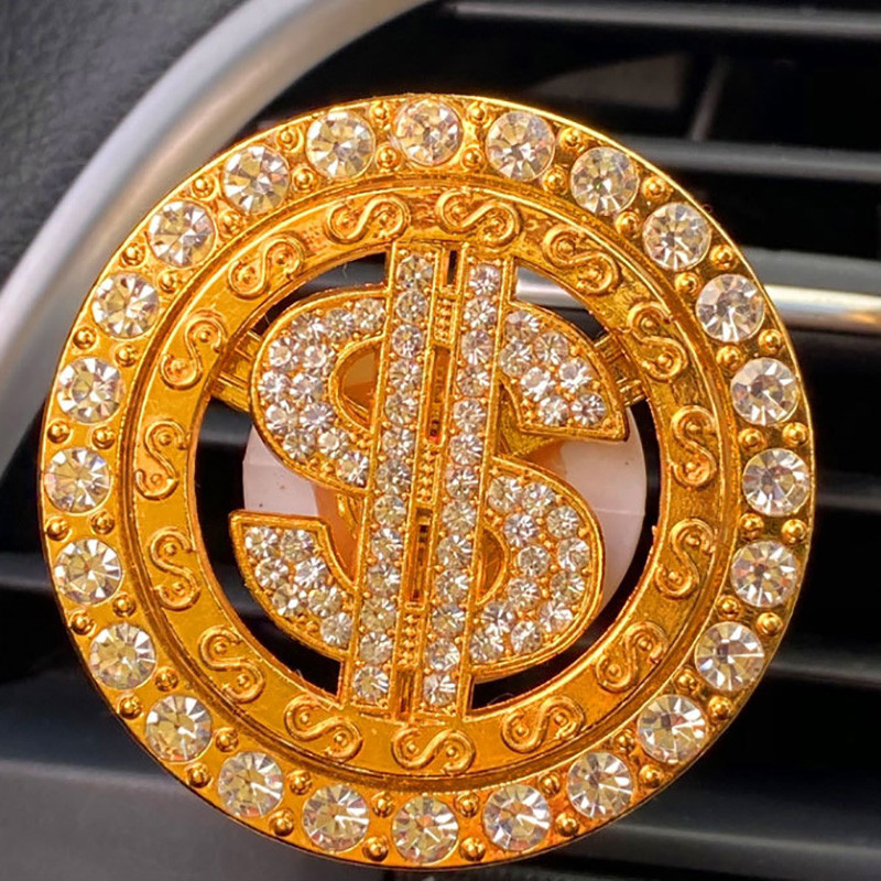 Novčići Ukras automobila Unutrašnjost Difuzor mirisa automobila Osvježivač zraka U otvoru za ventilaciju Stezaljka Kreativni dodaci za automobile Pokloni