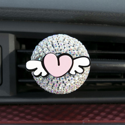 Anđeo Bling Dekoracija automobila Auto Outlet Stezaljka za parfeme Dijamantni ukrasi Miris za automobil Difuzor arome u dodacima za automobile Darovi za djevojke