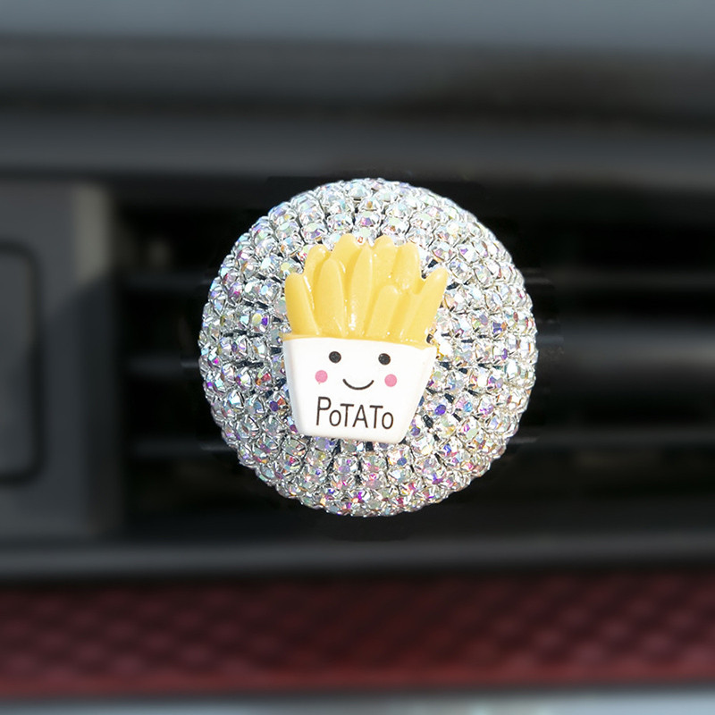 Anđeo Bling Dekoracija automobila Auto Outlet Stezaljka za parfeme Dijamantni ukrasi Miris za automobil Difuzor arome u dodacima za automobile Darovi za djevojke