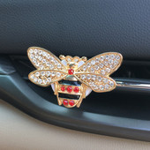 Slatki osvježivač zraka u automobilu Difuzor parfema Stezaljka za ventilaciju Aroma automobila za auto Bling Luksuzni dijamantni dodatak za unutrašnjost automobila