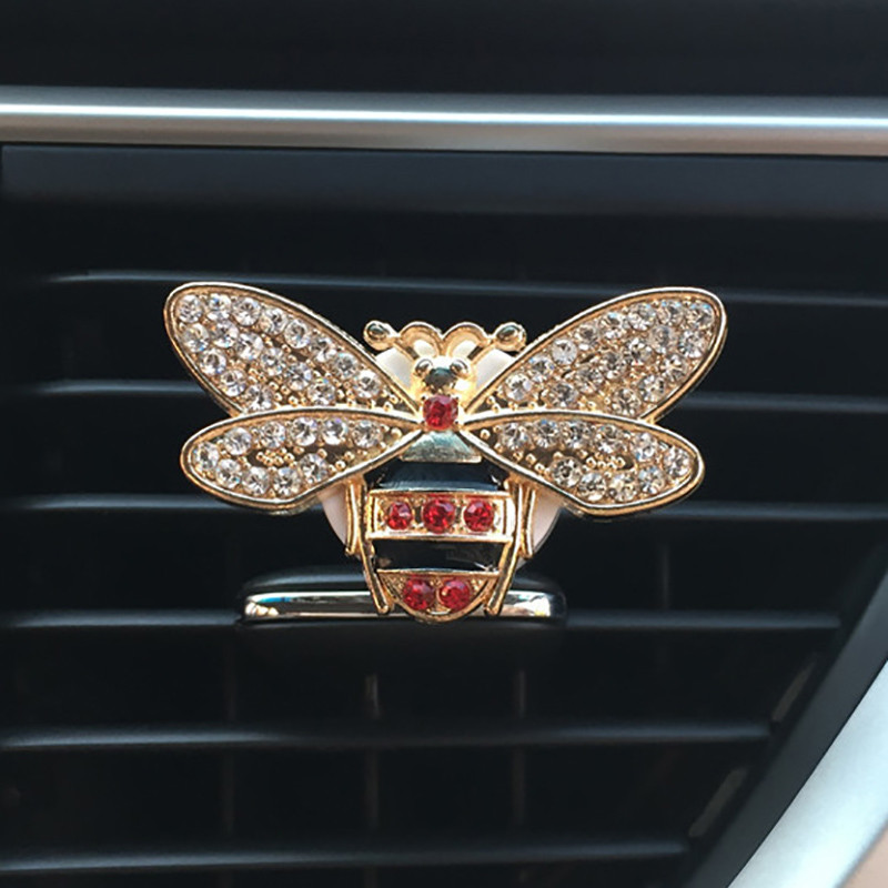 Slatki osvježivač zraka u automobilu Difuzor parfema Stezaljka za ventilaciju Aroma automobila za auto Bling Luksuzni dijamantni dodatak za unutrašnjost automobila