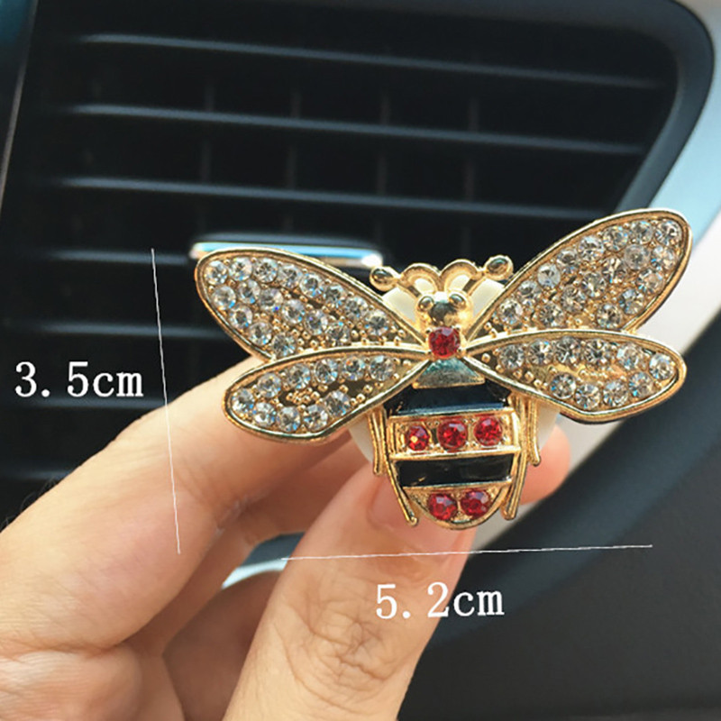 Slatki osvježivač zraka u automobilu Difuzor parfema Stezaljka za ventilaciju Aroma automobila za auto Bling Luksuzni dijamantni dodatak za unutrašnjost automobila