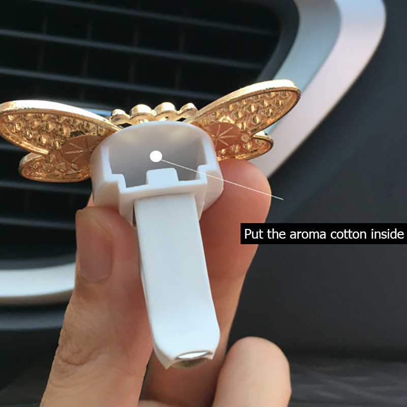 Slatki osvježivač zraka u automobilu Difuzor parfema Stezaljka za ventilaciju Aroma automobila za auto Bling Luksuzni dijamantni dodatak za unutrašnjost automobila