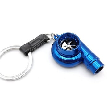 2022 Mini Turbo Turbo Charger Keychain Spinning Turbine Δαχτυλίδι μπρελόκ Μπρελόκ Μπρελόκ αυτοκινήτου Μπρελόκ αυτοκινήτου Αξεσουάρ εσωτερικού χώρου