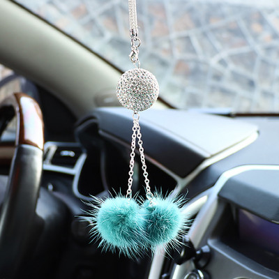 Bling Rheinstone autóba akasztott díszek Autós tükör medálok autóban Kiegészítők Lányoknak Női Autó Belső Dekoráció Autó medálok