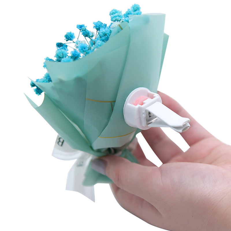 Ručno izrađeni buket Dekoracija automobila Interijer Auto Parfem Stezaljka Ukrasi u difuzoru automobila Osušeno cvijeće Dodaci za automobil Pokloni za djevojke