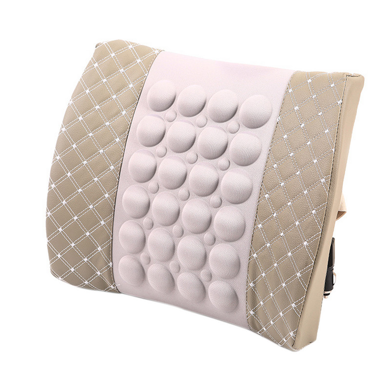 Pernă de masaj electrică pentru mașină. Suport pentru spate pentru scaunul vehiculului