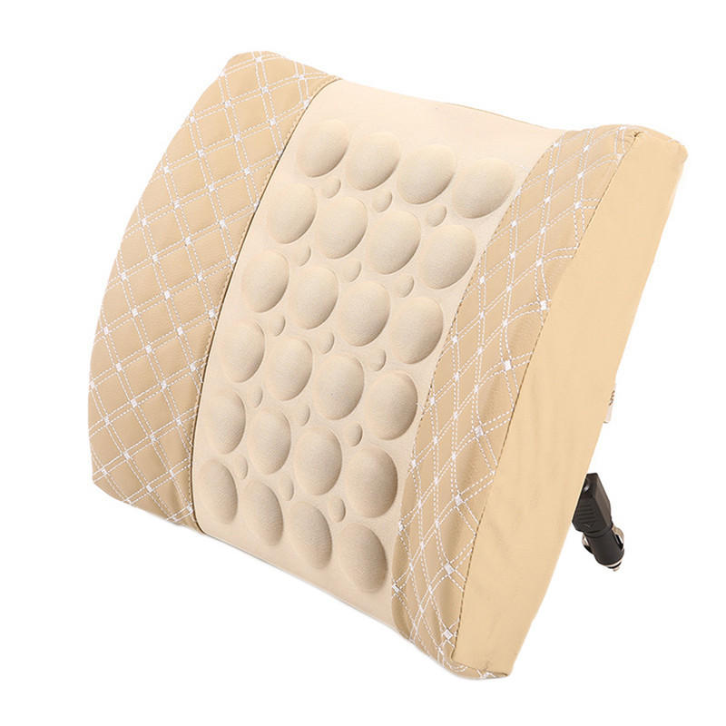 Pernă de masaj electrică pentru mașină. Suport pentru spate pentru scaunul vehiculului