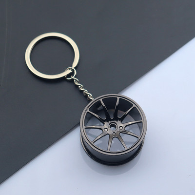 1kom novog modnog cjelovitog metalnog privjeska za automobilske ključeve