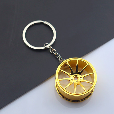 1kom novog modnog cjelovitog metalnog privjeska za automobilske ključeve